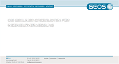 Desktop Screenshot of geos-vermessung.de