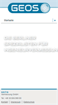 Mobile Screenshot of geos-vermessung.de