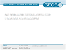 Tablet Screenshot of geos-vermessung.de